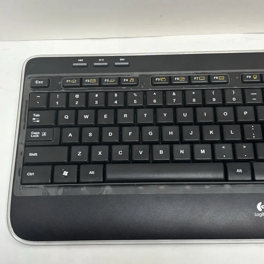 LOGITECH K520 Y-R0012 Wireless Keyboard With Unifying USB Receiver Dongle Tested